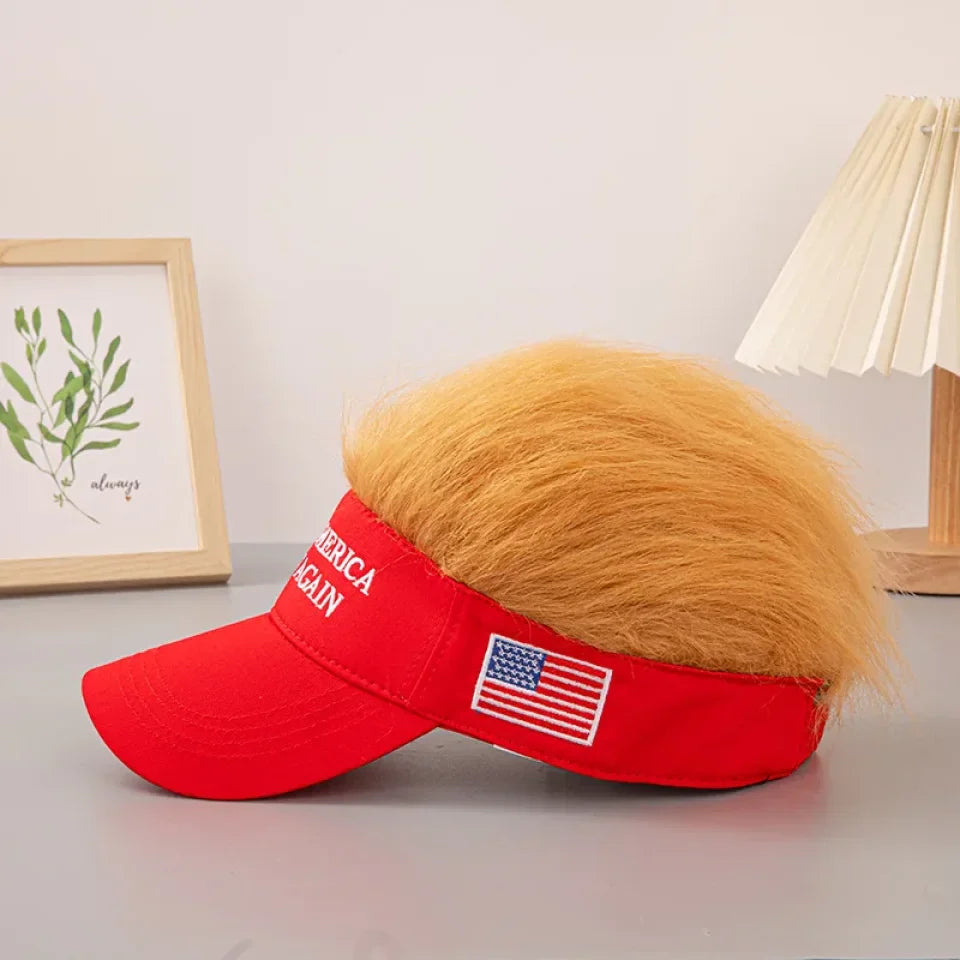 2024 New American Wig Cap Baseball Cap, Golf Cap, Trump Embroidery Cap