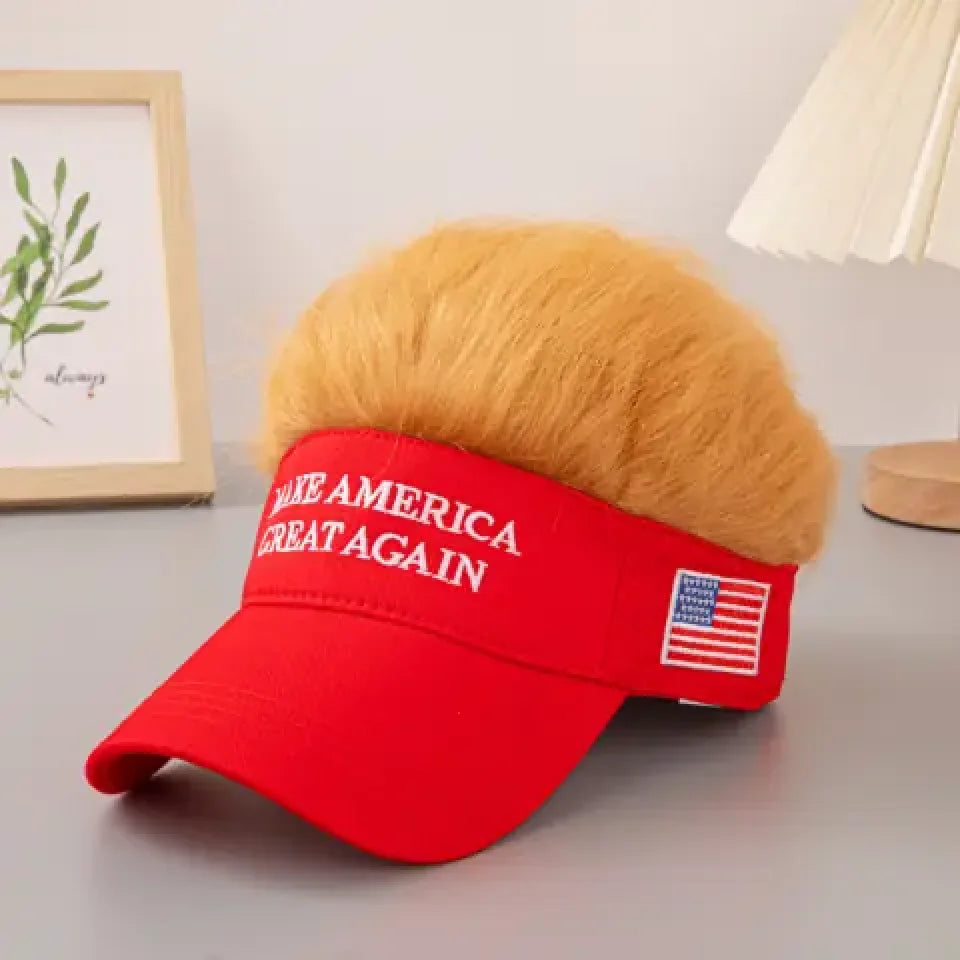 2024 New American Wig Cap Baseball Cap, Golf Cap, Trump Embroidery Cap