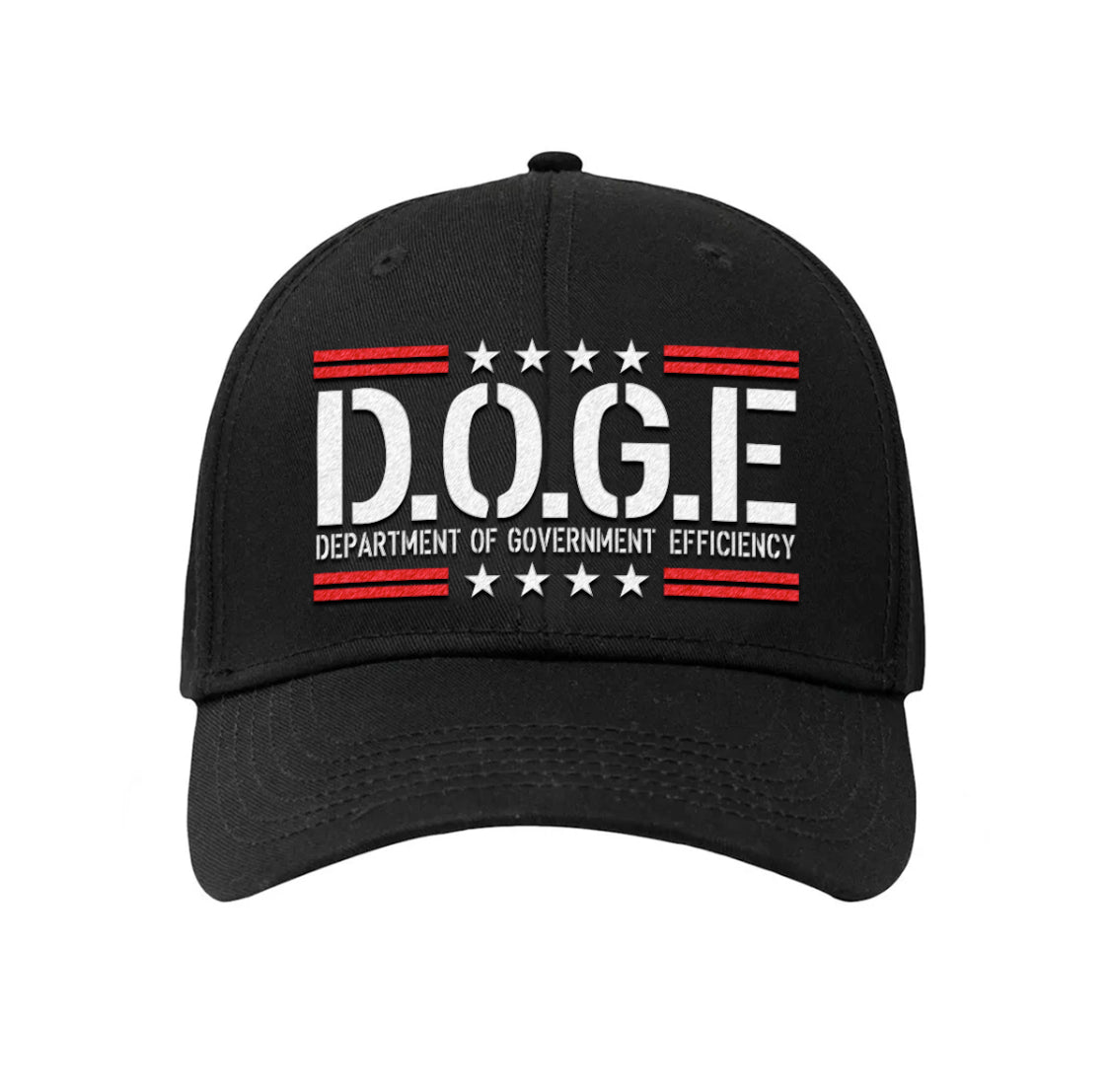 CLASSIC - D.O.G.E Black w/Red Hat