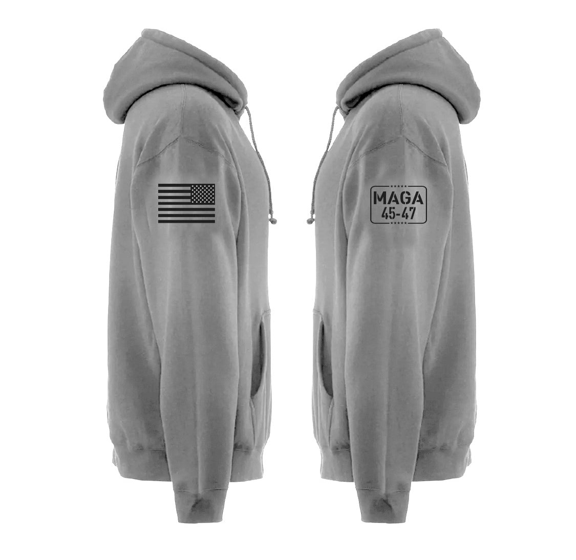 45-47 with Flag Hoodie