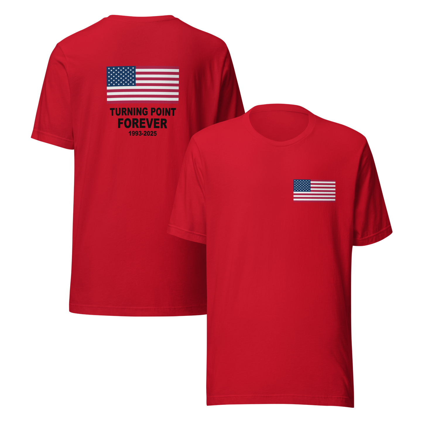 American Flag Turning Point T-Shirt