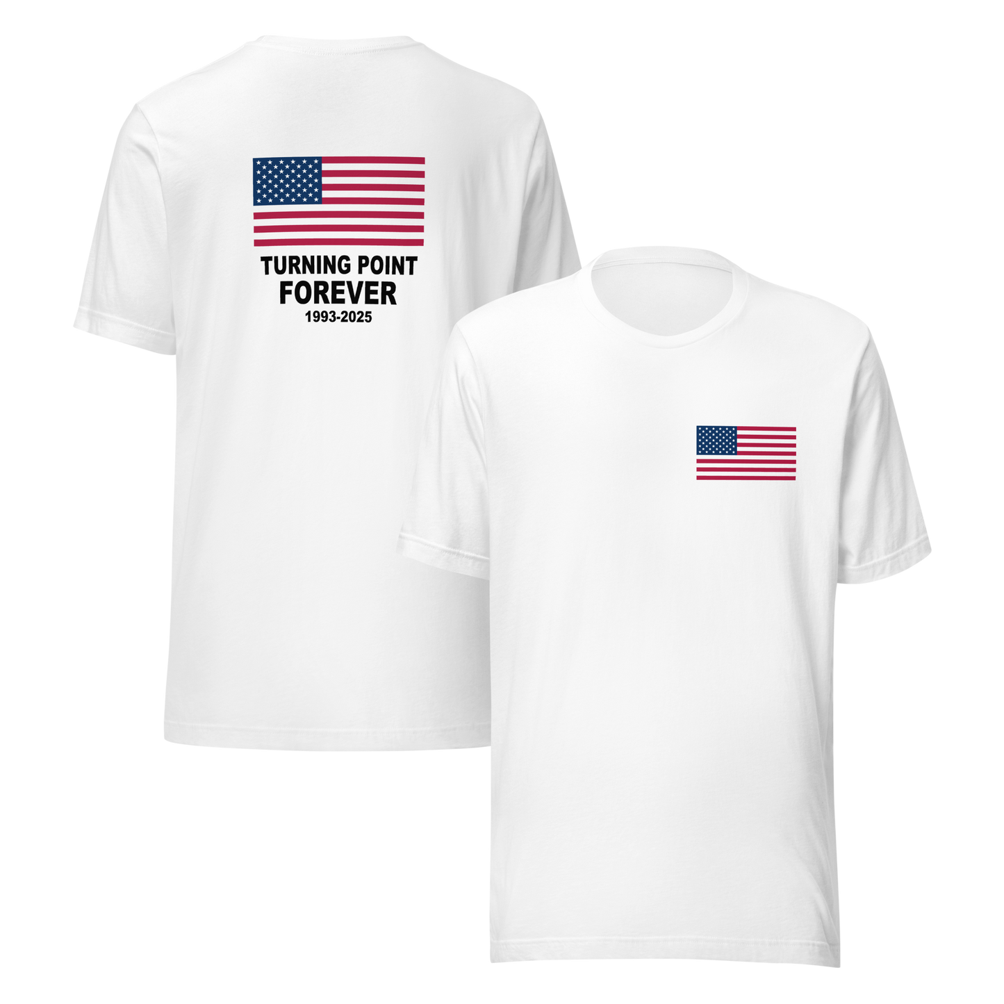 American Flag Turning Point T-Shirt