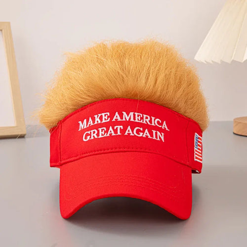 2024 New American Wig Cap Baseball Cap, Golf Cap, Trump Embroidery Cap