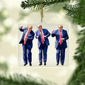 Christmas Trump Dancing Acrylic Ornament, Perfect for Car & Christmas Tree Decor T1618 - GOP