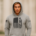 45-47 with Flag Hoodie