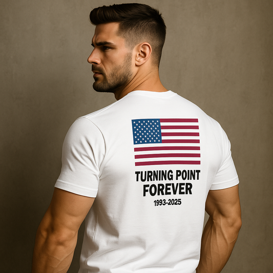 American Flag Turning Point T-Shirt