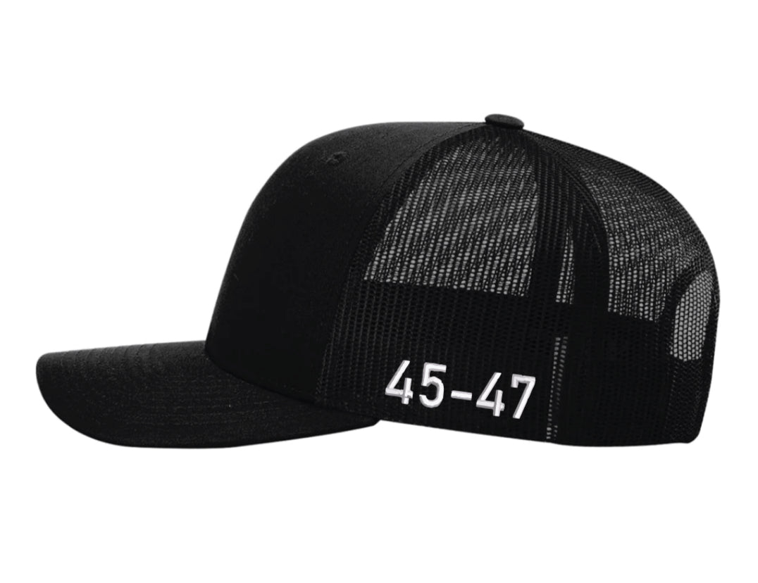 TRUCKER - AMERICAN FLAG W/ BLUE STRIPE