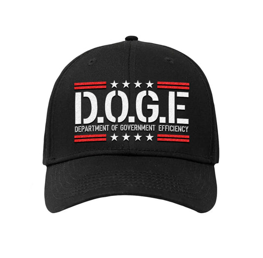 CLASSIC - D.O.G.E Black w/Red Hat