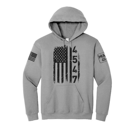 45-47 with Flag Hoodie