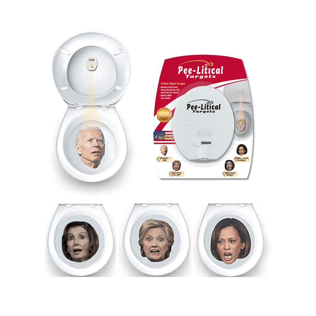 Pee-Litical Target Toilet Light Projector