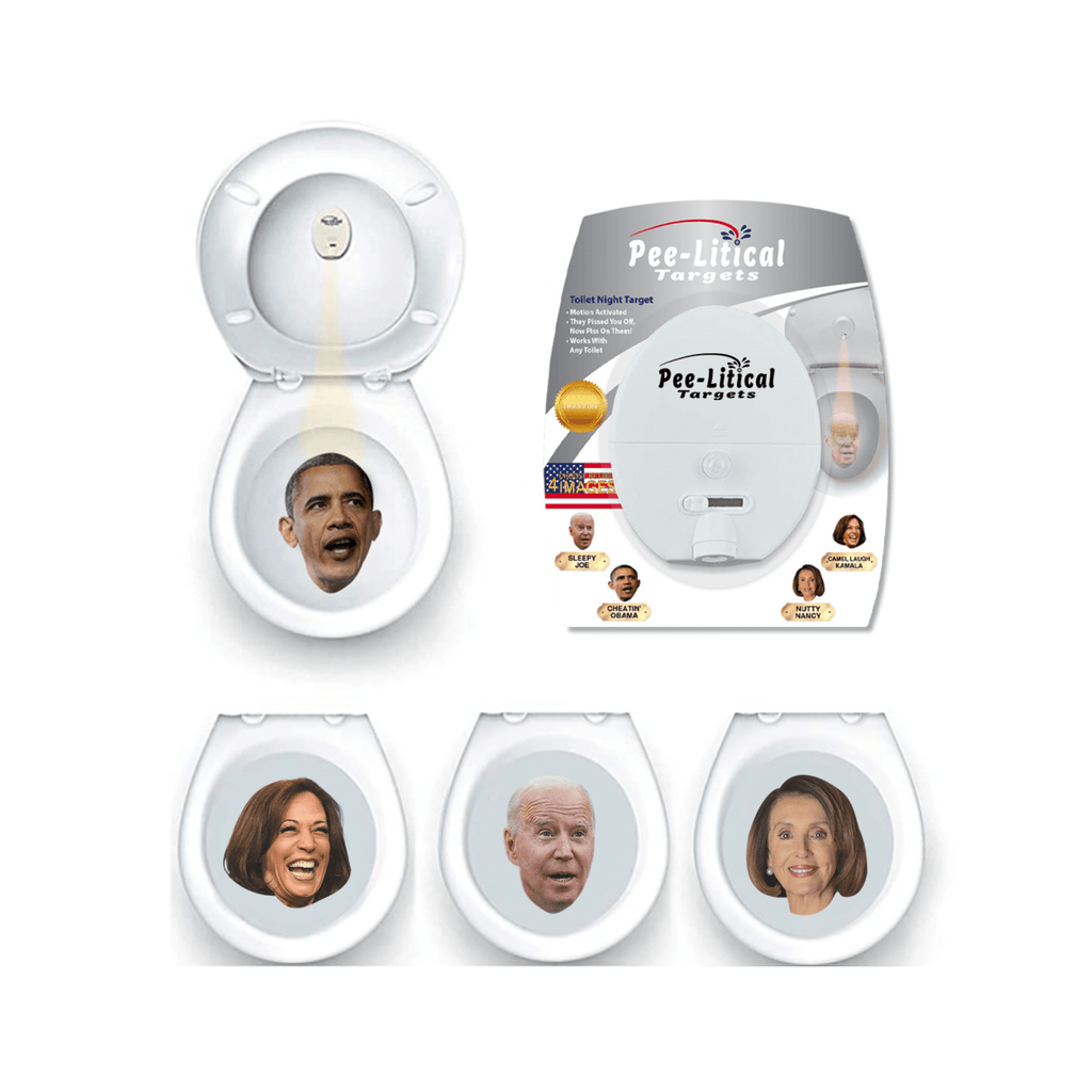 Pee-Litical Target Toilet Light Projector