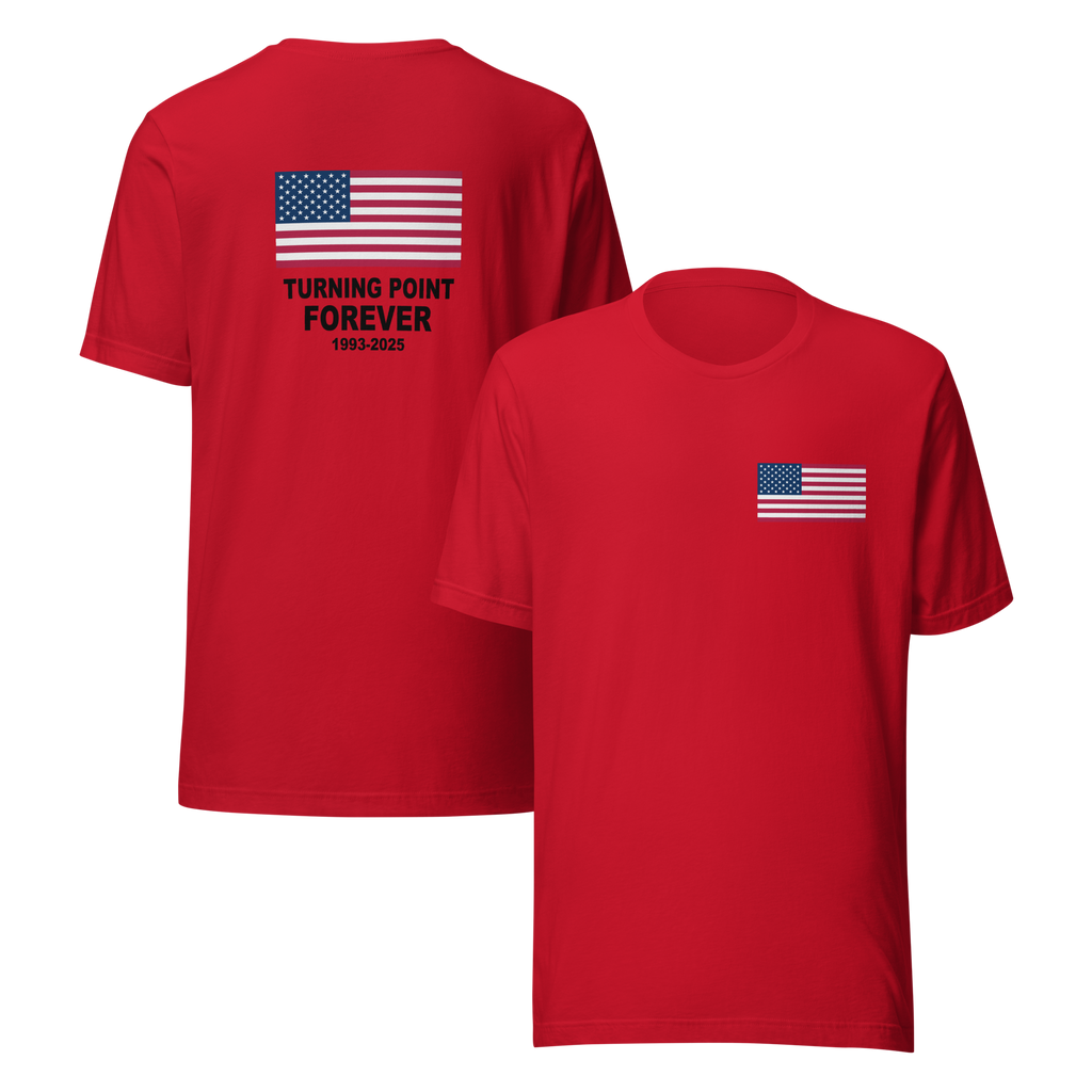 American Flag Turning Point T-Shirt