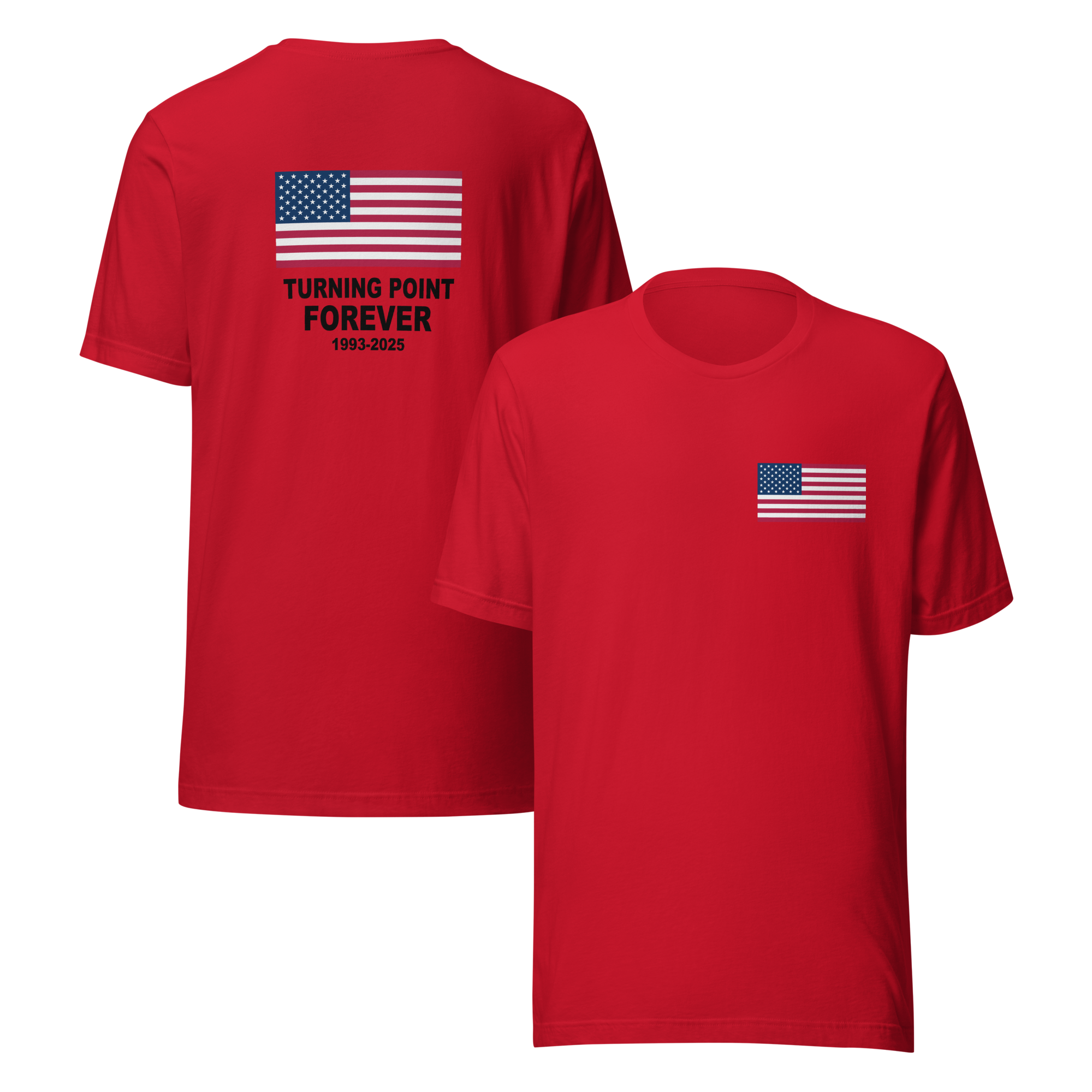 American Flag Turning Point T-Shirt