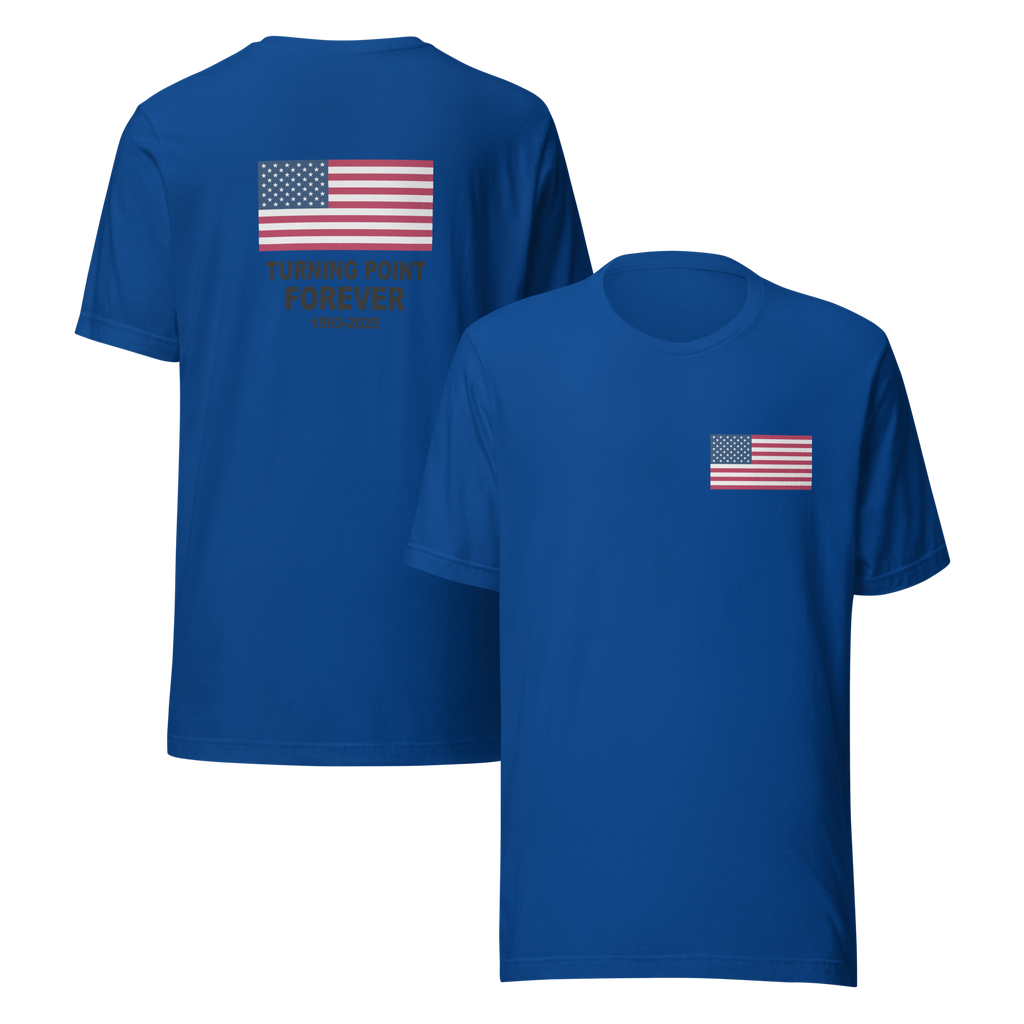 American Flag Turning Point T-Shirt