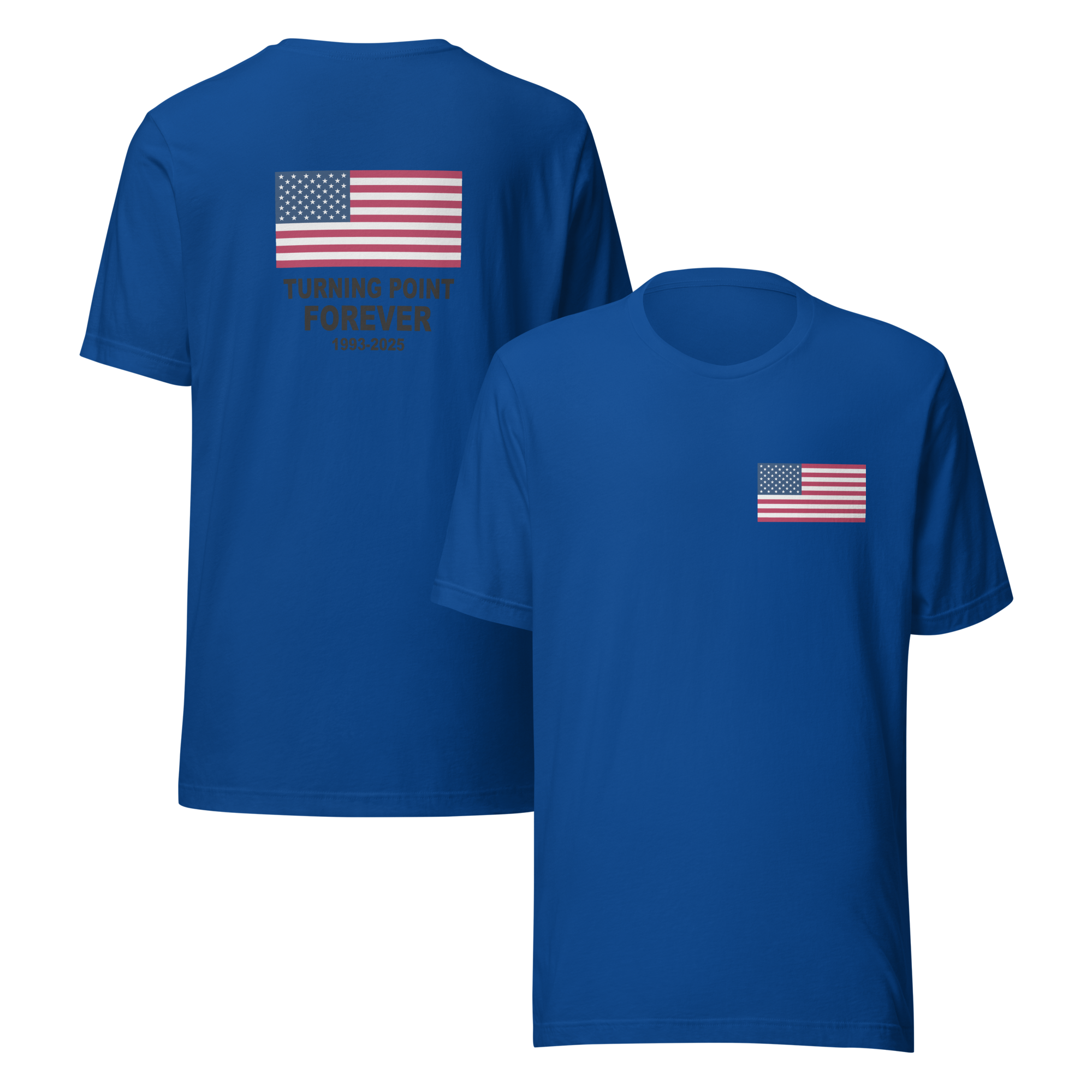 American Flag Turning Point T-Shirt