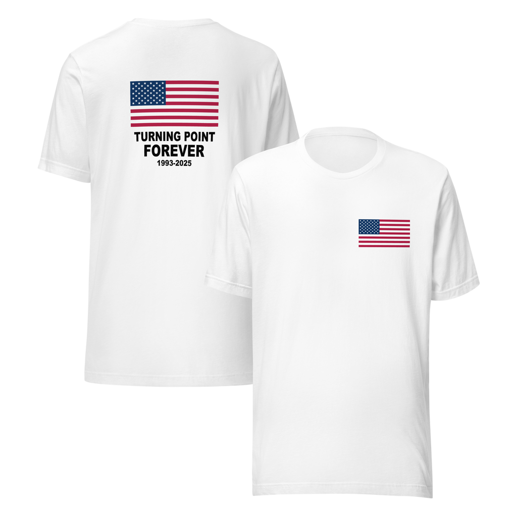 American Flag Turning Point T-Shirt