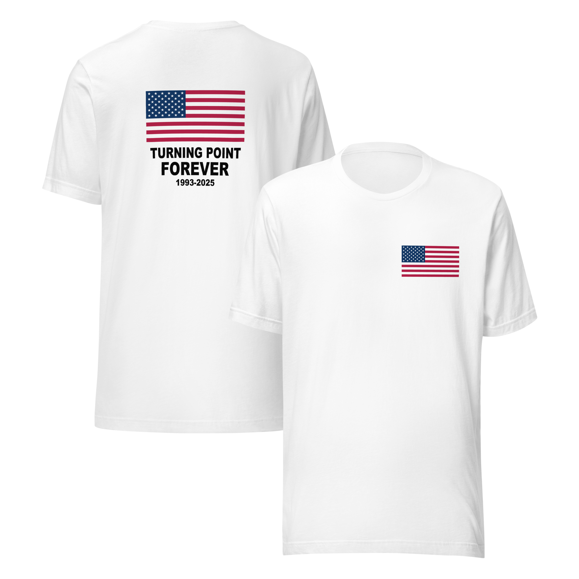 American Flag Turning Point T-Shirt